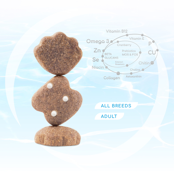 Optimeal DOG Beauty Podium Shiny Coat & Dental Care для собак для догляду за шерстю та зубами з морепродуктами