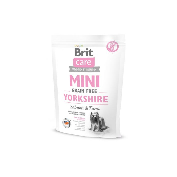 Brit Care DOG GF Mini Yorkshire для йоркширських тер'єрів з лососем та тунцем, 0,4кг