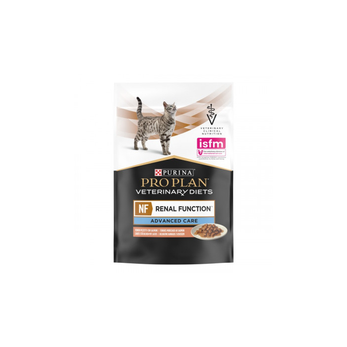 Pro Plan Veterinary Diets NF Renal Function Advanced Care для котів при хронічній хворобі нирок, з лососем, пауч