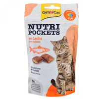GimCat Nutri Pockets ласощі для котів з лососем
