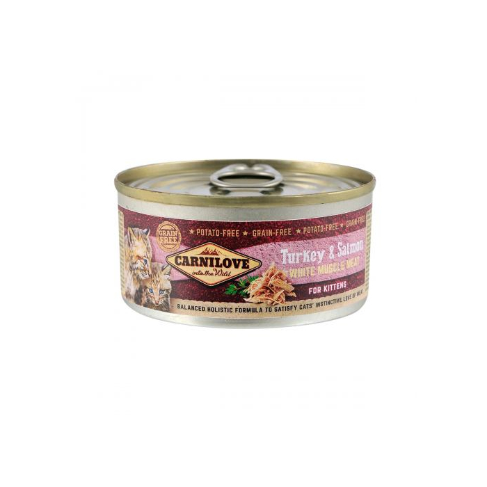 Carnilove cat Turkey and Salmon консерва для кошенят індичка та лосось