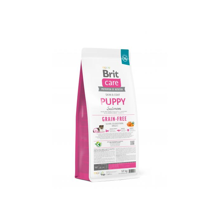 Brit Care DOG Grain-free Puppy для цуценят з лососем 1кг
