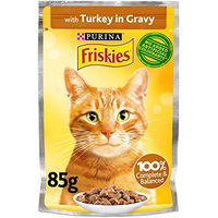 Friskies для котів, шматочки у підливці з індичкою, пауч 26х85г 2309101100