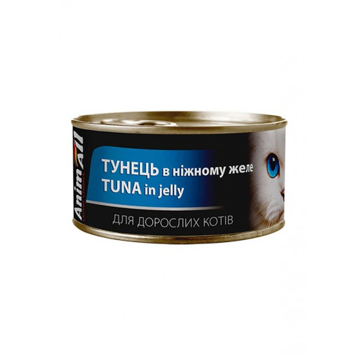 AnimAll вологий корм для котів з тунцем у ніжному желе