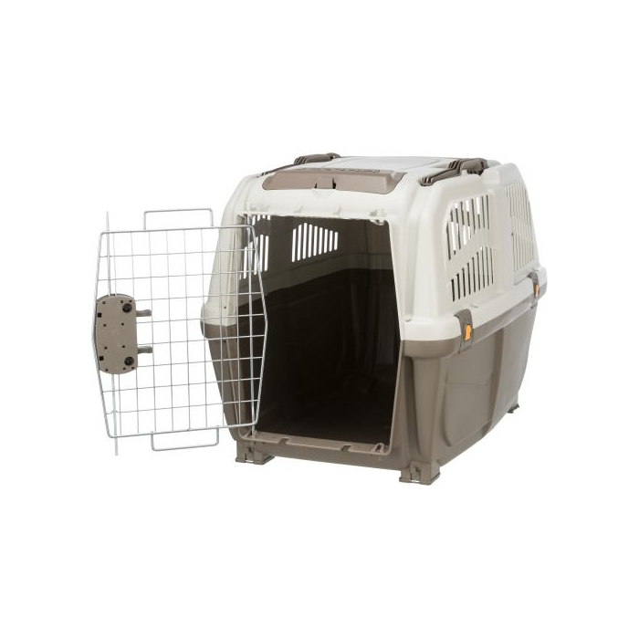 Переноска Trixie Skudo №1 коричнева для собак до 12 кг пластик XS 30х32х49см