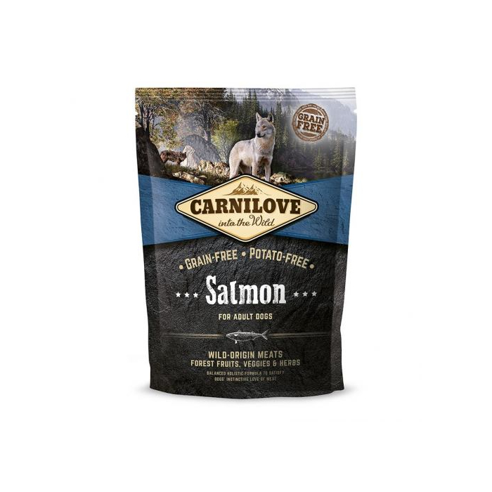 Carnilove DOG Salmon для дорослих собак всіх порід лосось 1,5кг
