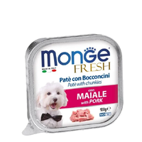 Monge DOG Fresh Adult Pork паштет для собак зі зіининою 100г