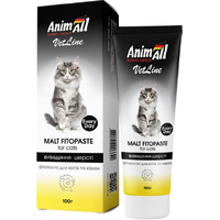 AnimAll VetLine Malt фітопаста для виведення шерсті у котів