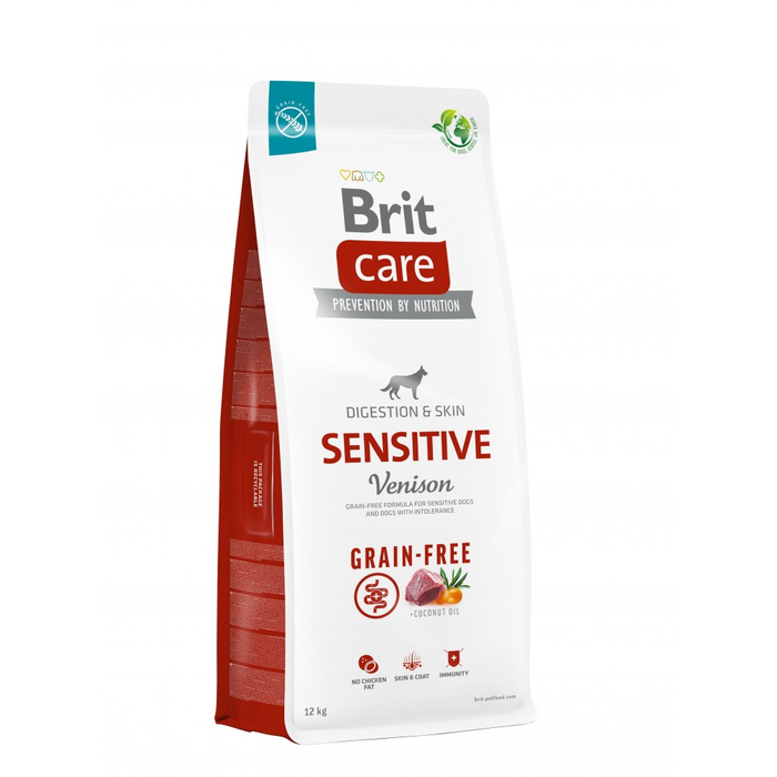 Brit Care Grain-free Sensitive Venision для собак з чутливим травленням з олениною 12кг