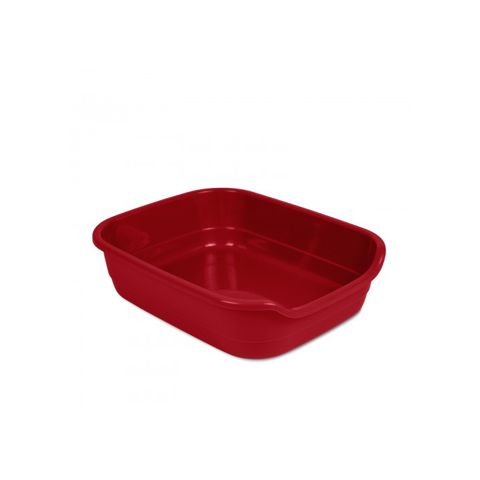 Туалет для котів Comfort бордовий L 49х39х15см