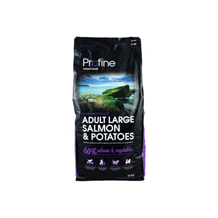 Profine DOG Adult Large Breed Salmon для дорослих собак великих порід з лососем та картоплею