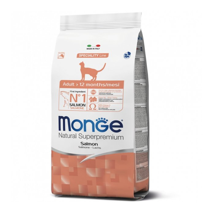 Monge Cat MONOPROTEIN Adult сухий корм з лососем  10кг 70005135