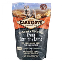 Carnilove DOG Fresh Ostrich & Lamb для собак дрібних порід ягня та страус