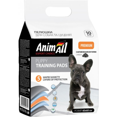 Пелюшки AnimAll Puppy Training Pads з активованим вугіллям