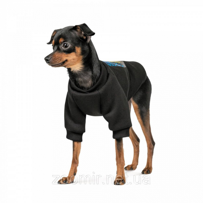 Толстовка Pet Fashion «Ukraine» для собак,розмір S,чорна PR2431243 Pet Feshion