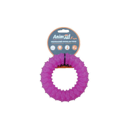 AnimAll Fun іграшка кільце з шипами фіолетове
