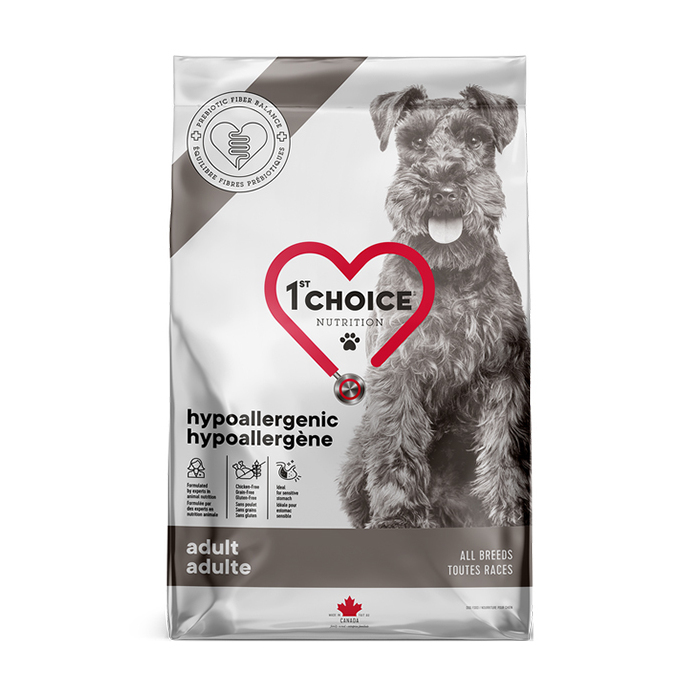 Сухий корм 1st Choice Adult Hypoallergenic для собак з качкою та бататом