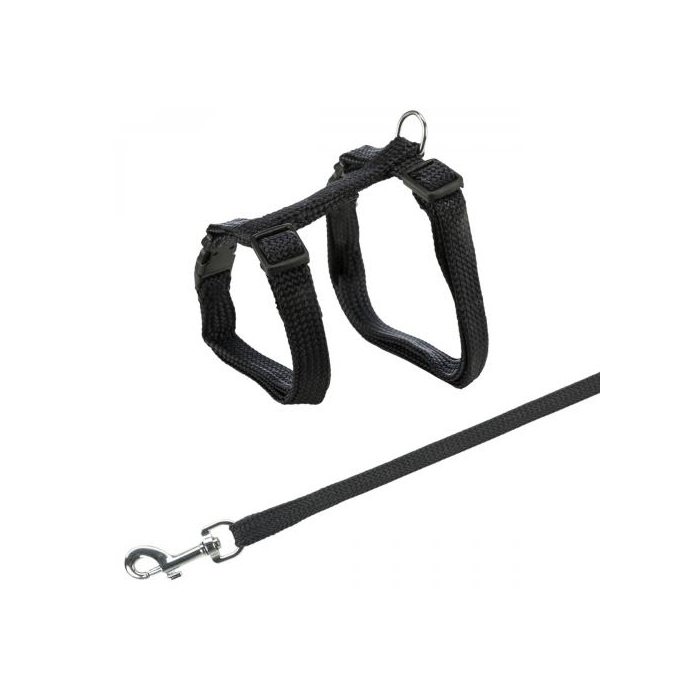 Шлейка з повідцем Trixie для котів нейлон 22–42см 10 мм