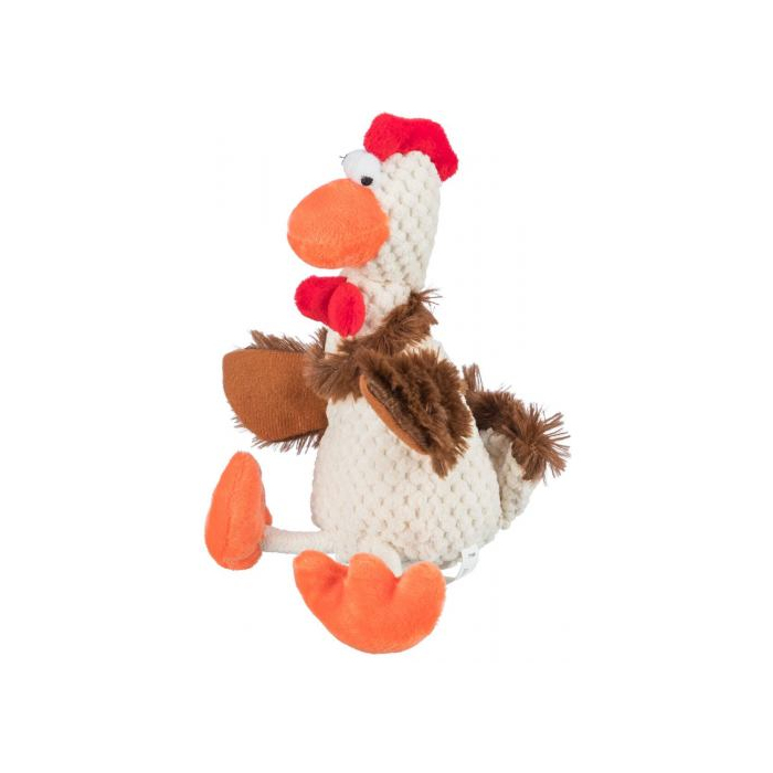 Іграшка Trixie для собак півень плюшевий зі звуком