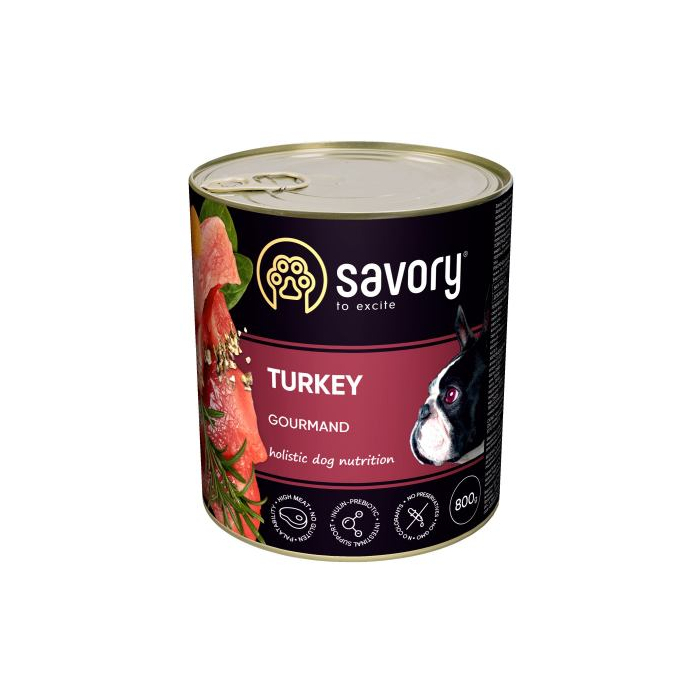 Savory DOG Can Adult Turkey