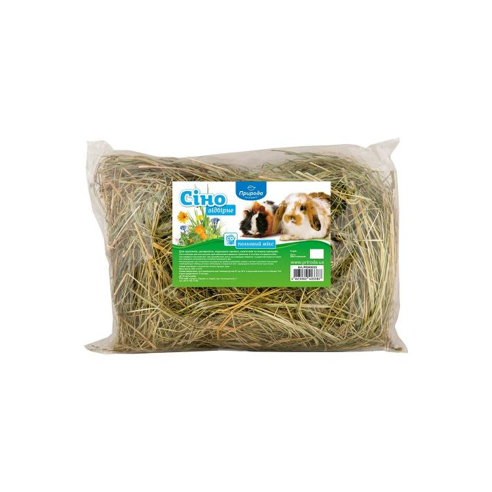 Сіно лугове Природа «Польовий мікс» для гризунів, 200 г PR240338