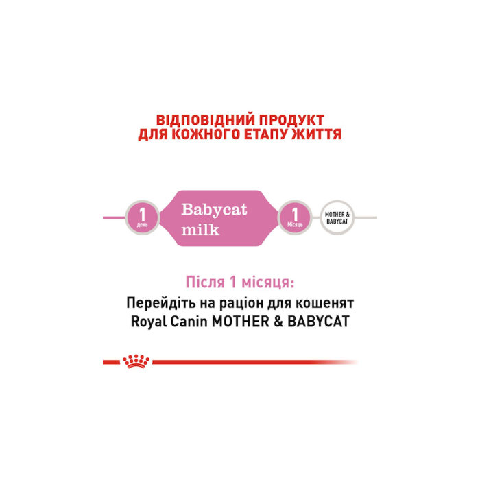 Royal Canin Babycat Milk повноцінний замінник молока для кошенят, 0,3кг