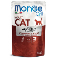 Monge CAT pouch Adult Grill Lamb вологий корм з ягням для дорослих котів