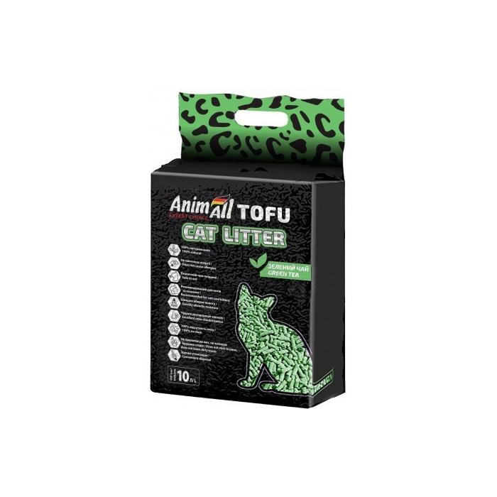 AnimAll Tofu зелений чай соєвий наповнювач