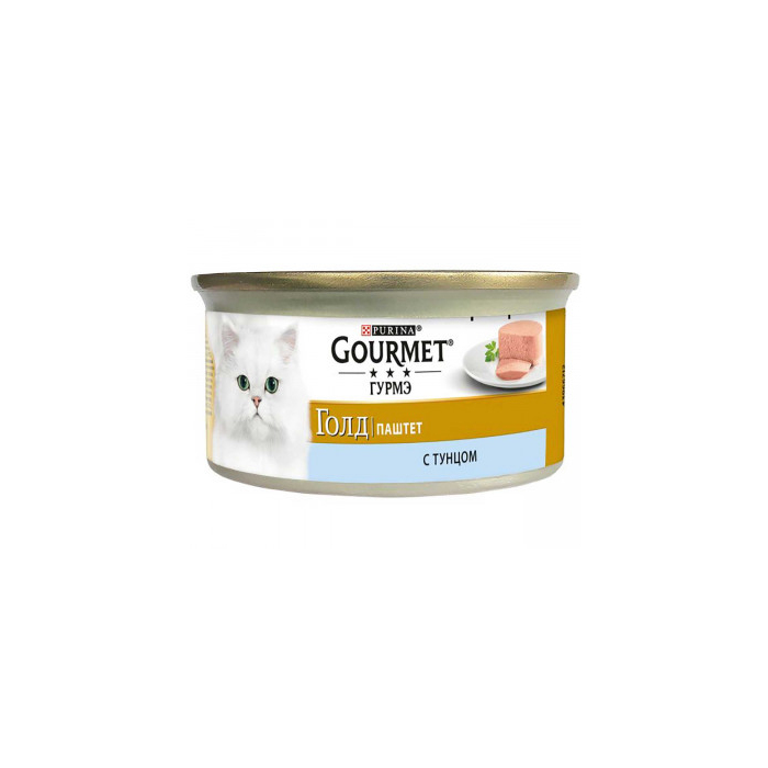 Gourmet Gold Pate Tuna консерва для коів паштет з тунцем