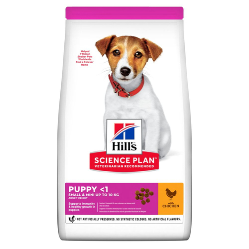 Hill's SP Puppy Small & Mini Chicken для цуценят дрібних порід з куркою 0,3 кг