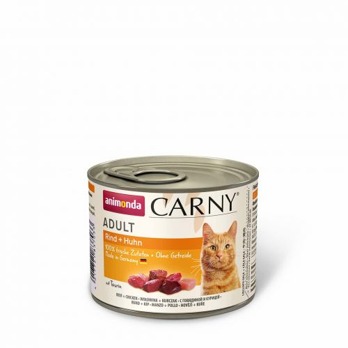 Animonda CAT Carny Adult Beef Chicken консерва для котів з яловичиною та куркою