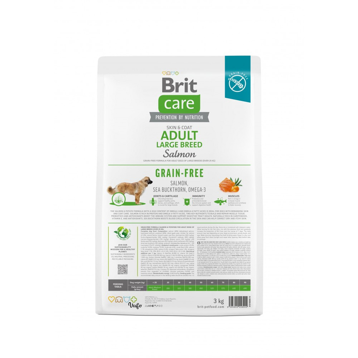 Brit Care DOG Grain-free Adult Large Breed Salmon для собак великих порід з лососем