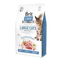 Brit Care CAT GF Large Power and Vitality для котів великих порід качка та курка, 0,4 кг