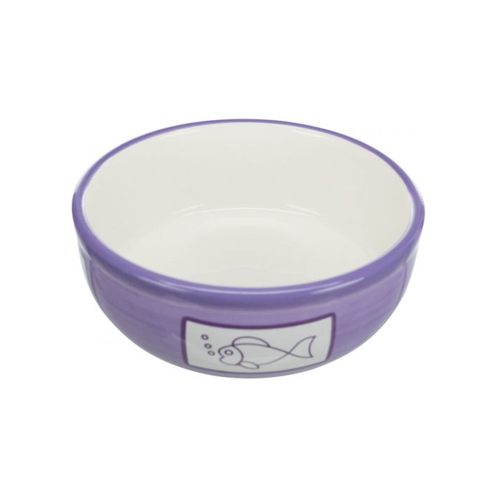 Миска Trixie для котів керамічна 12,5см 0,35л (кольори в асортименті)