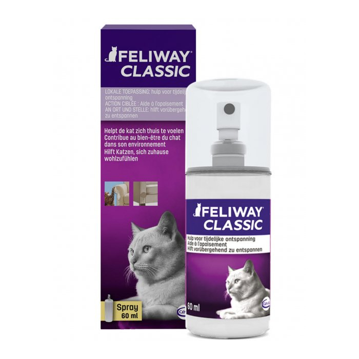 Ceva Feliway Classic спрей для котів сприяє усуненню стресу