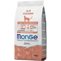 Monge CAT Monoprotein Salmon сухий корм для котів з лососем 1,5 кг
