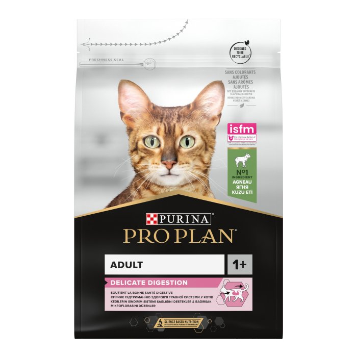 ProPlan Adult 1+ Delicate Digestion Lamb для котів з чутливим травленням з ягня