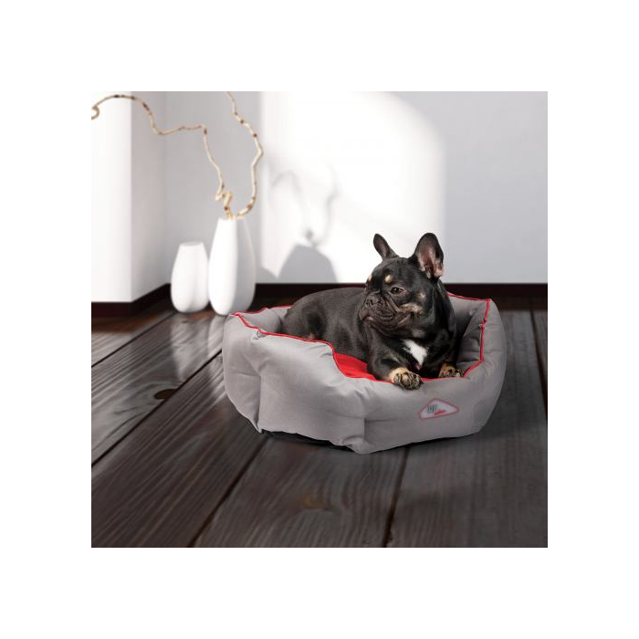 Лежак Pet Fashion Bosphorus сірий для собак 60x53x18см