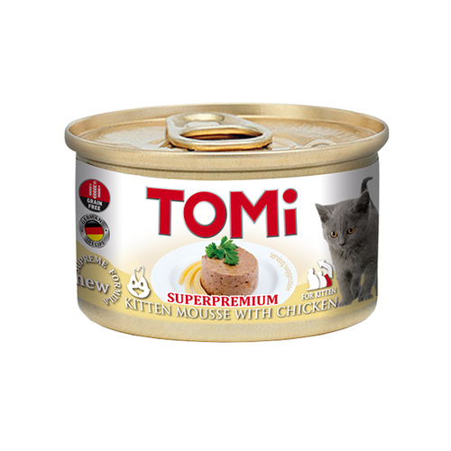 TOMi Can For Kitten with Chicken консерва для кошенят з куркую мус