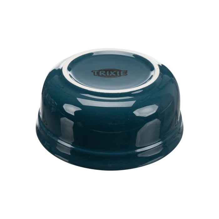 Миски Trixie Eat on Feet для собак, подвійні з металевою підставкою, керамічні, 15 см, 2х600 мл