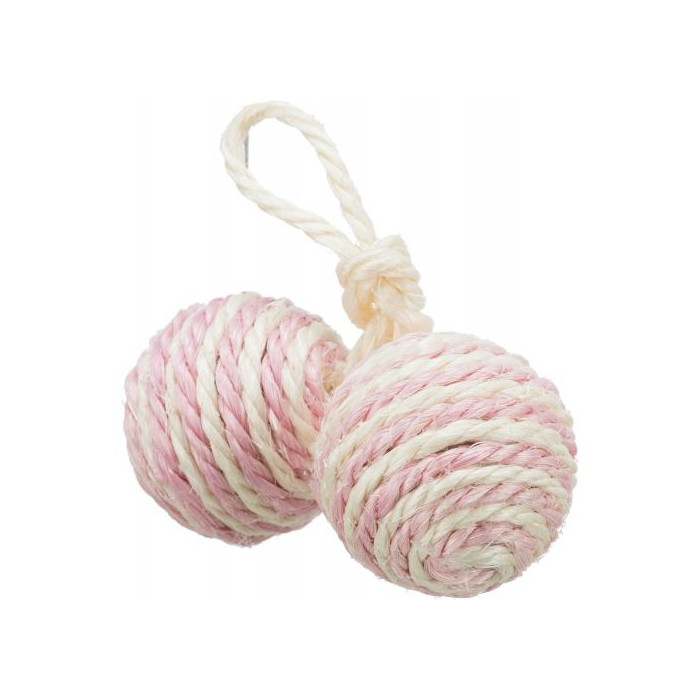 Іграшка CAT Trixie М'ячі із м'ятою для котів d 4,5см сизаль