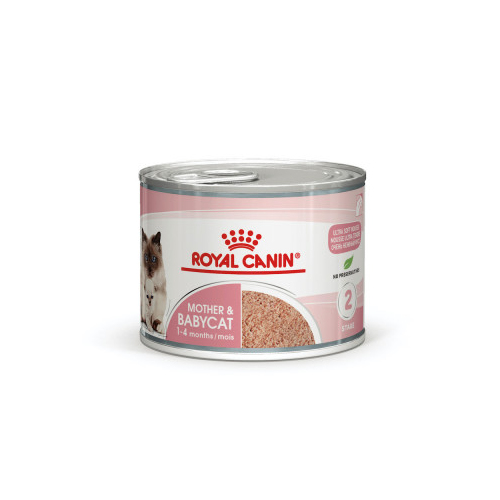 Royal Canin Mother & Babycat вологий корм у мусі для кішок у період вагітності та лактації, для кошенят, консерва 195г 4098002 Royal Canin