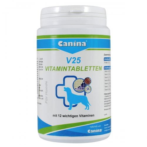 Вітаміни Canina V25 Vitamintabletten для собак полівітамінний комплекс  (60 табл)