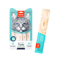 Wanpy Creamy Treat Tuna & Codfish кремові ласощі для котів з тунцем і тріскою 1шт 14г